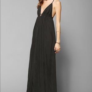 Beautiful Charcoal Maxi Dress